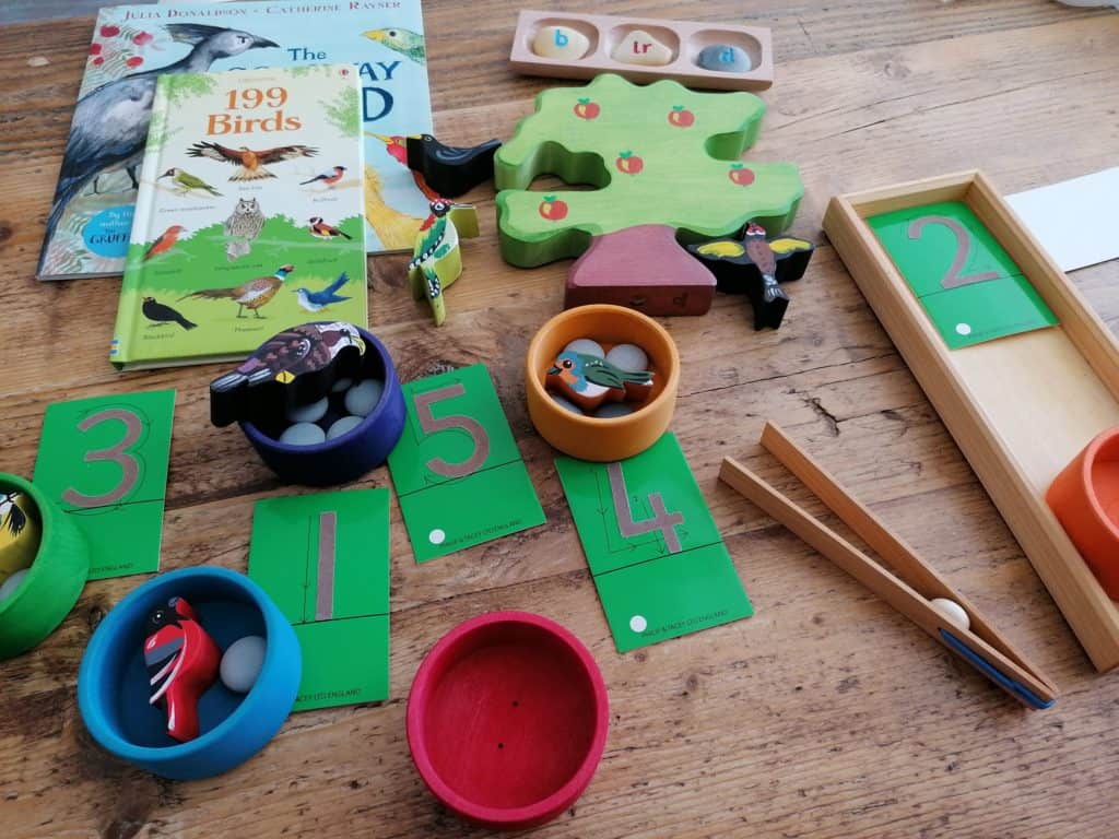 birds - home learning - maths - phonics -learning through play - play matters