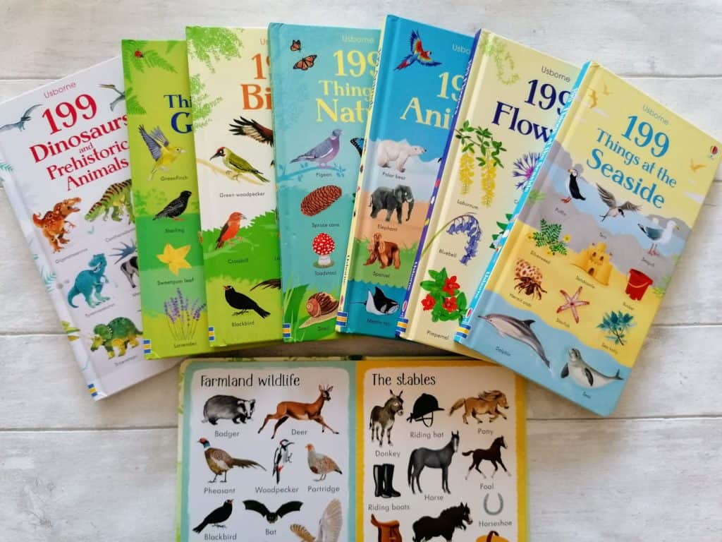 Collection of 199 Usborne books - spotters guides