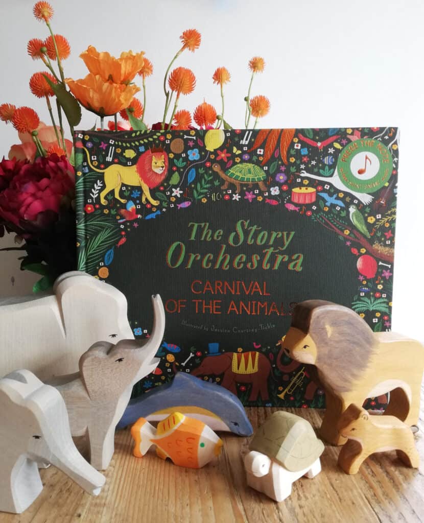 The Story Orchestra by Katy Flint and Jessica Courtney-Tickle - Carnival of the Animals with wooden animals