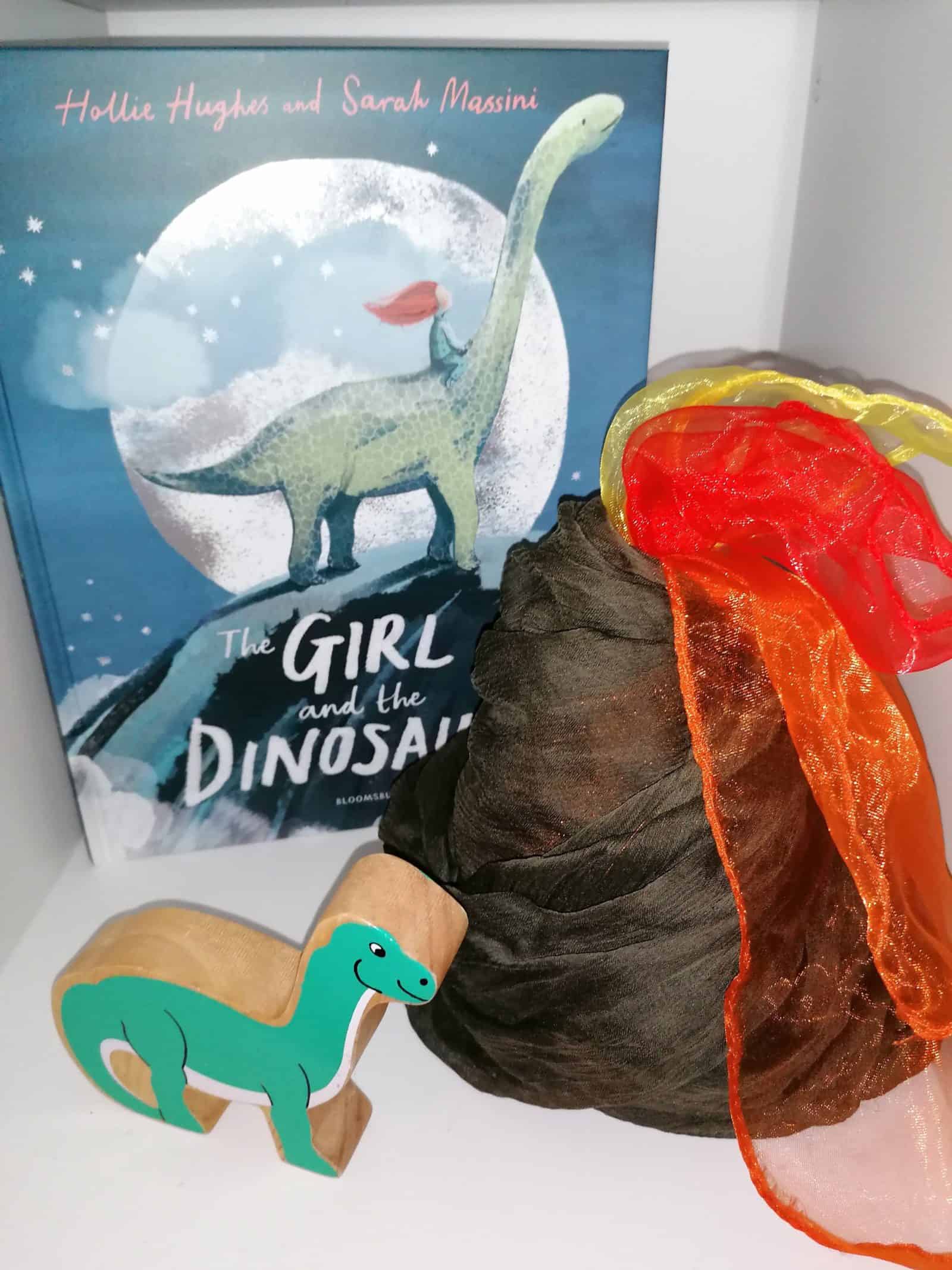 The Girl an the Dinosaur story sack