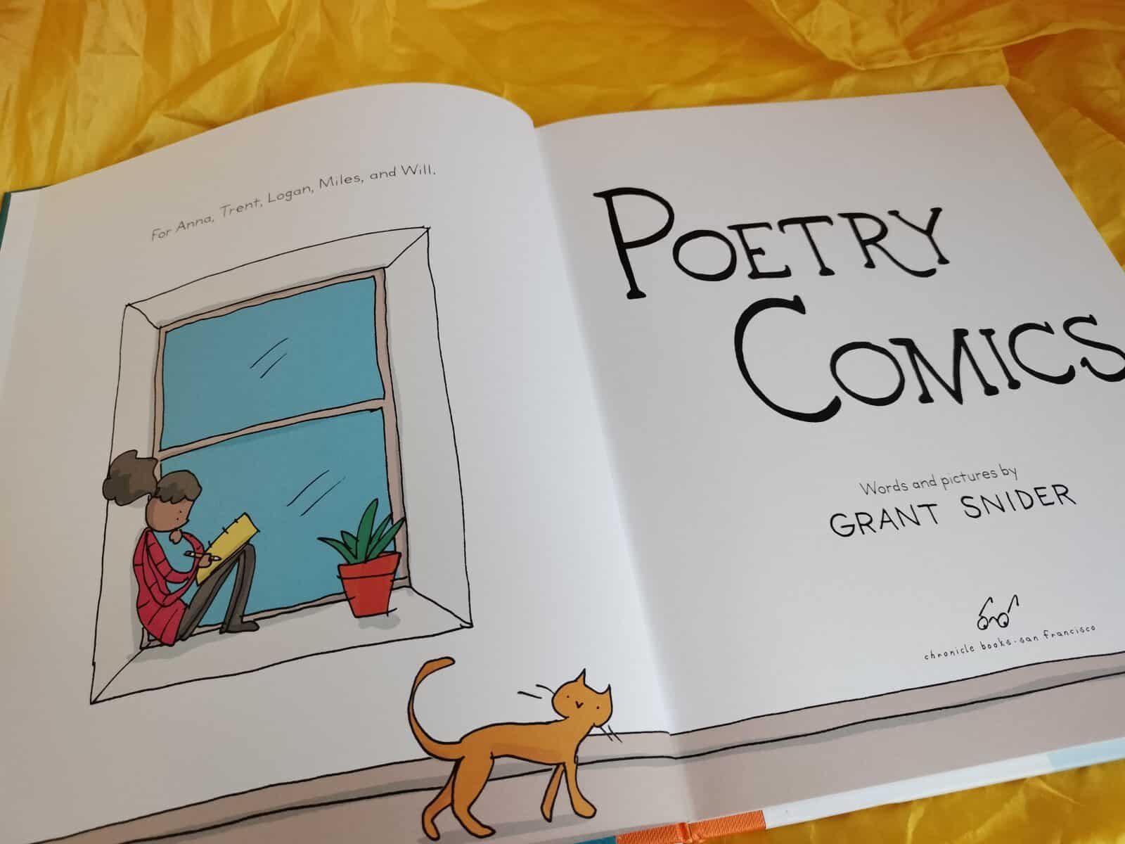 World Poetry Day Activities and Ideas - Poetry Comics - Busy Busy Learning
