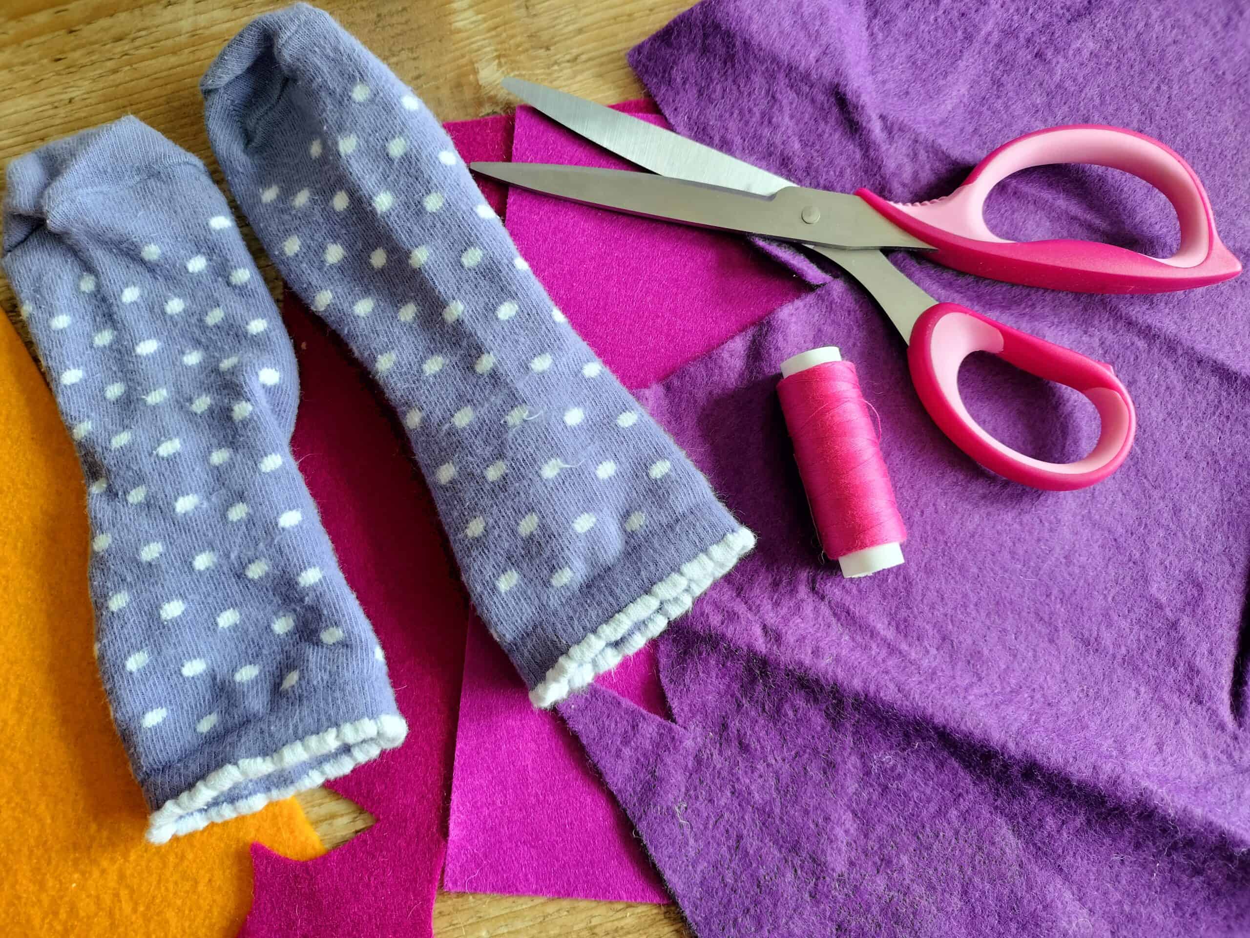 Sock Puppet Ideas - Sewing Crafts for Kids - Busy Busy Learning