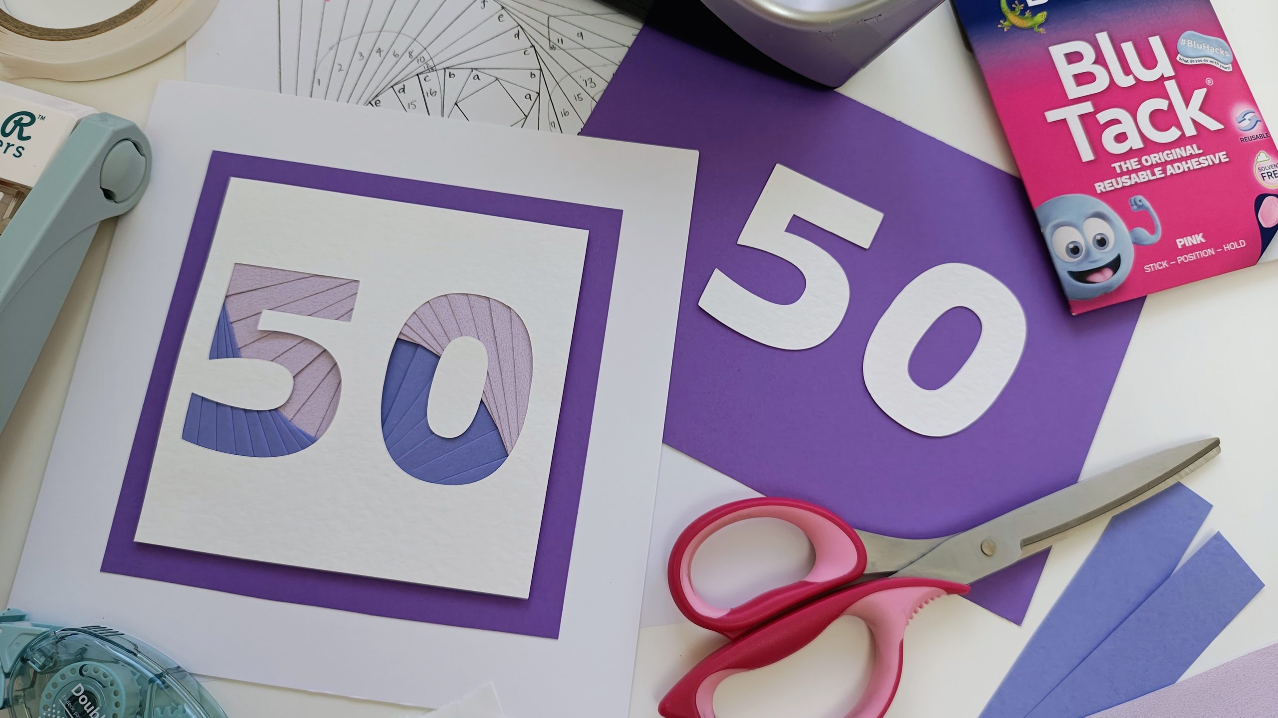 How to Design Your Own Iris Folding Patterns - Free Square Template ...